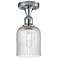 Ballston Bridal Veil 5" Semi-Flush Mount Polished Chrome Seedy Shade