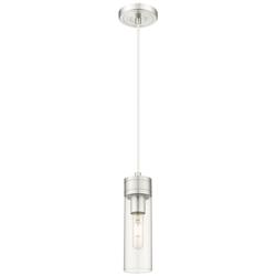 Ballston Bridal Veil 5" Stem Hung Mini Pendant Bronze Princess Blue
