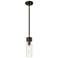 Ballston Bridal Veil 5" Stem Hung Mini Pendant Polished Chrome Mercury