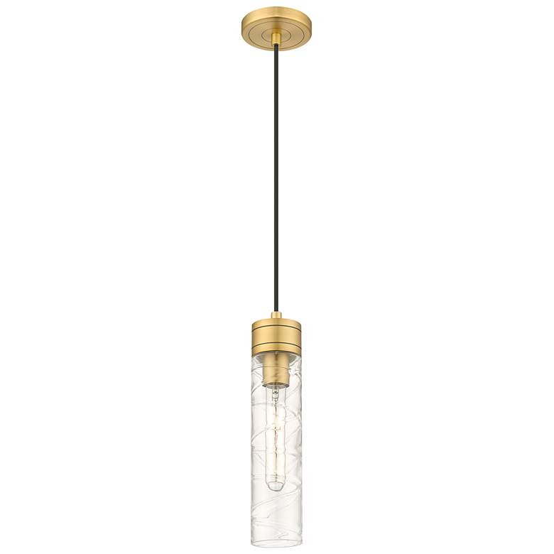 Image 1 Ballston Bridal Veil 5" Stem Hung Mini Pendant Polished Chrome Seedy