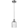 Ballston Bridal Veil 5" Stem Hung Mini Pendant Satin Gold Light Smoke