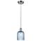 Ballston Bridal Veil 5" Stem Hung Mini Pendant Satin Nickel Light Smoke
