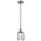Ballston Bridal Veil 5" Stem Hung Mini Pendant Satin Nickel Seedy