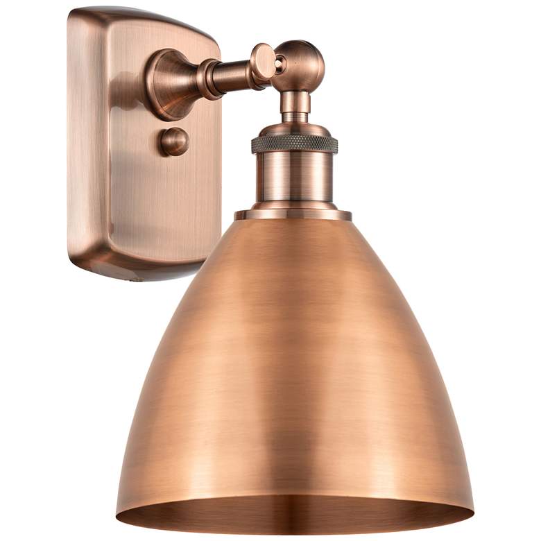 Image 1 Ballston Bristol 10 3/4" High Antique Copper Wall Sconce