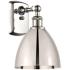 Ballston Bristol 10 3/4" High Polished Nickel Wall Sconce