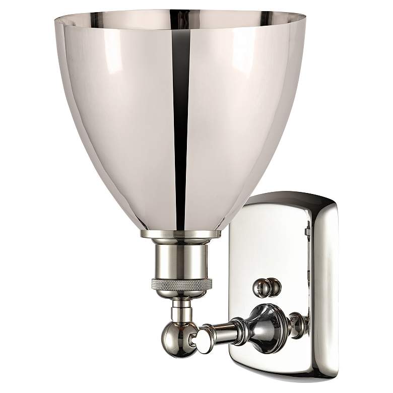 Image 3 Ballston Bristol 10 3/4" High Polished Nickel Wall Sconce more views