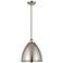 Ballston Bristol 12" Wide Brushed Satin Nickel Mini Pendant