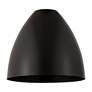 3_Ballston Bristol 12" Wide Matte Black Ceiling Light more views