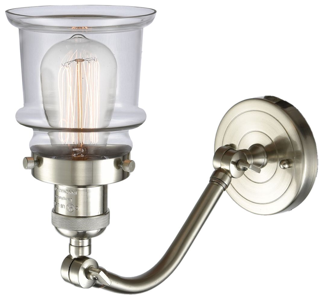 Image 2 Ballston Bristol Glass 12" LED Mini Pendant - Brushed Satin Nickel - C more views