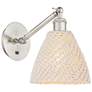 Ballston Bristol Natural 10"H Brushed Satin Nickel Adjustable Sconce