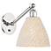 Ballston Bristol Natural 10" High Polished Nickel Adjustable Sconce