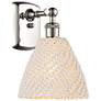 Ballston Bristol Natural 11" High Polished Nickel Sconce With