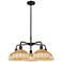 Ballston Bristol Natural II 28"W 5 Light Oiled Bronze Stem Chandelier