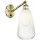 Ballston Brookhaven Almond 13"H Brass Swivel Sconce With Opal Shade