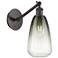 Ballston Brookhaven Almond 13"H Oiled Bronze Swivel Sconce w/ Slate Shade