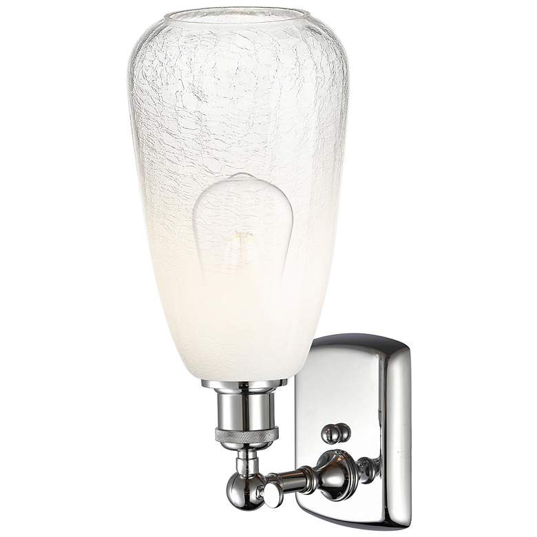 Image 2 Ballston Brookhaven Almond 14"H Polished Chrome Sconce With Opal Shade more views