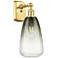 Ballston Brookhaven Almond 14" High Satin Gold Sconce With Slate Shade