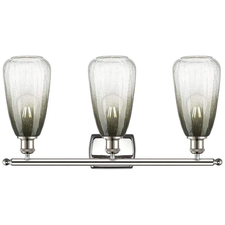 Image 2 Ballston Brookhaven Almond 26"W 3-Lt Polished Nickel Vanity w/ Slate Shade more views