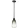 Ballston Brookhaven Almond 6"W Oiled Bronze Stem Pendant w/ Slate Shade