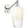 Ballston Brookhaven Flute 15"H Polished Nickel Swivel Sconce w/ Opal Shade