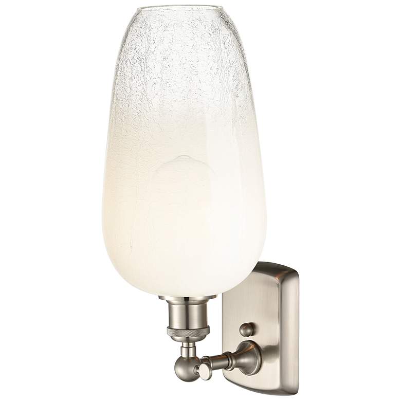 Image 2 Ballston Brookhaven Flute 16"H Brushed Nickel Sconce With Opal Shade more views