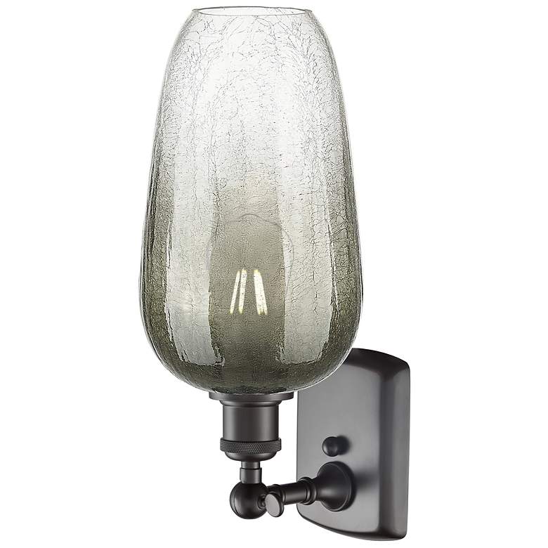 Image 2 Ballston Brookhaven Flute 16"H Oil Rubbed Bronze Sconce w/ Slate Shade more views