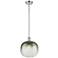 Ballston Brookhaven Sphere 11"W Chrome Stem Pendant w/ Slate Shade
