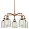 Ballston Caledonia 23"W Antique Copper 5-Light Chandelier