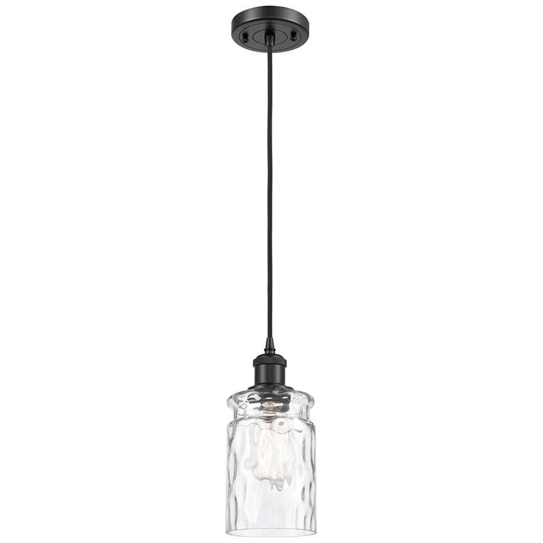 Image 1 Ballston Candor 4 3/4" Wide Matte Black LED Mini Pendant