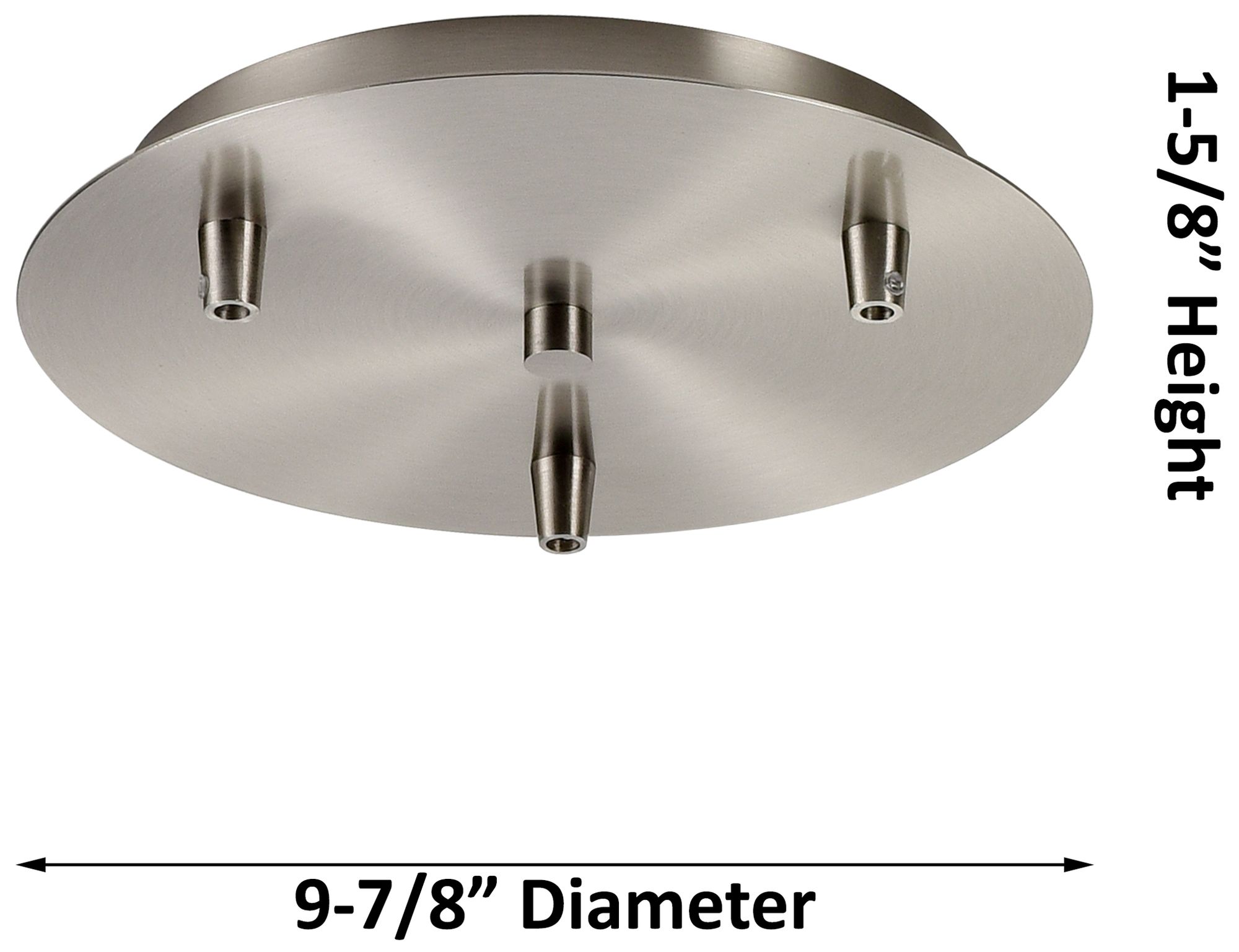 Image 2 Ballston Chelsea 15"W 3 Light Chrome Cord Pendant w/ Mercury Shade more views