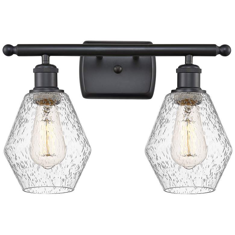 Image 1 Ballston Cindyrella 10 1/4 inchH Matte Black 2-Light Wall Sconce