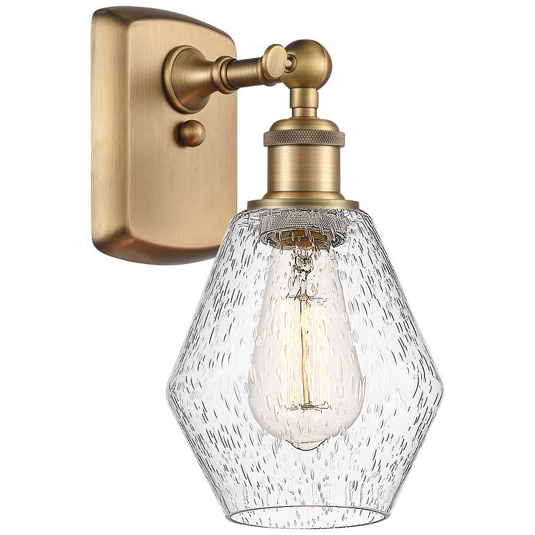 Image 1 Ballston Cindyrella 10 3/4" High Brushed Brass Wall Sconce