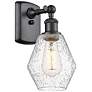 1_Ballston Cindyrella 10 3/4" High Matte Black Wall Sconce