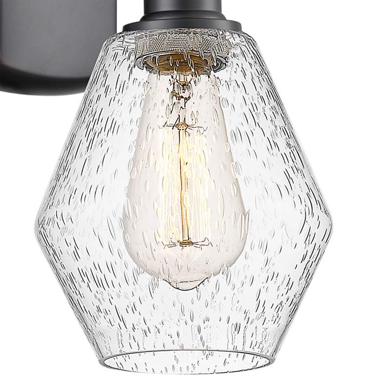 Image 2 Ballston Cindyrella 10 3/4" High Matte Black Wall Sconce more views