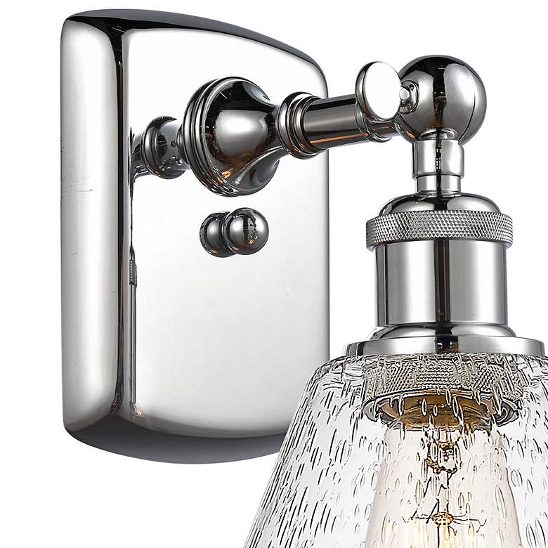 Image 3 Ballston Cindyrella 10 3/4" High Polished Chrome Wall Sconce more views