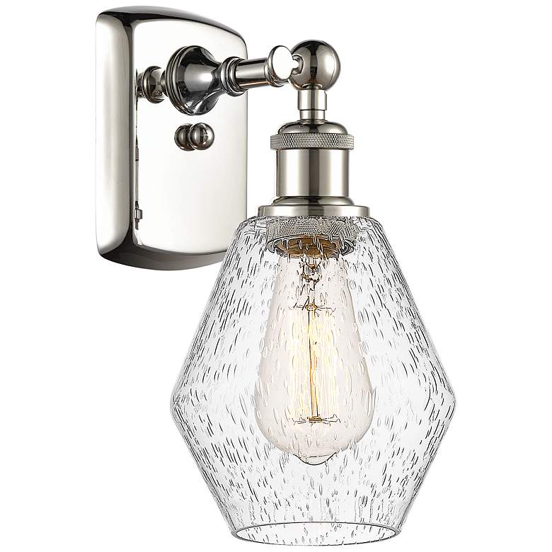 Image 1 Ballston Cindyrella 10 3/4" High Polished Nickel Wall Sconce