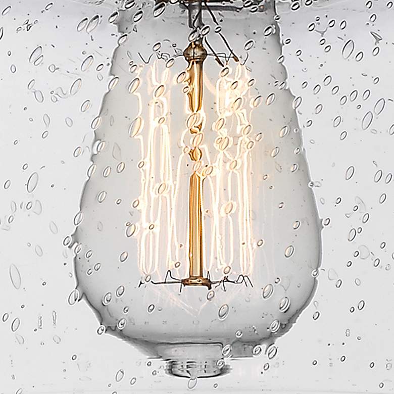 Image 4 Ballston Cindyrella 12" Wide Copper Corded Mini Pendant w/ Seedy Shade more views