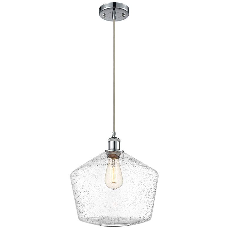Image 1 Ballston Cindyrella 12"W Polished Chrome Corded Mini Pendant w/ Seedy