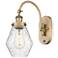 Ballston Cindyrella 14"H Brushed Brass Swiveling Sconce w/ Seedy Shade