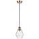 Ballston Cindyrella 6"W Antique Brass Corded Mini Pendant w/ Seedy Sha