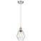 Ballston Cindyrella 6"W Brushed Nickel Corded Mini Pendant w/ Seedy Sh