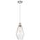 Ballston Cindyrella 7"W Brushed Nickel Corded Mini Pendant w/ Seedy Sh