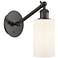 Ballston Clymer 5" Incandescent Sconce - Bronze Finish - Matte White S