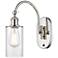Ballston Clymer 5" Incandescent Sconce - Nickel Finish - Clear Shade