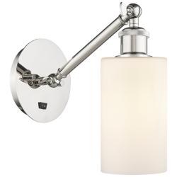 Ballston Clymer 5" Incandescent Sconce - Nickel Finish - Matte White S
