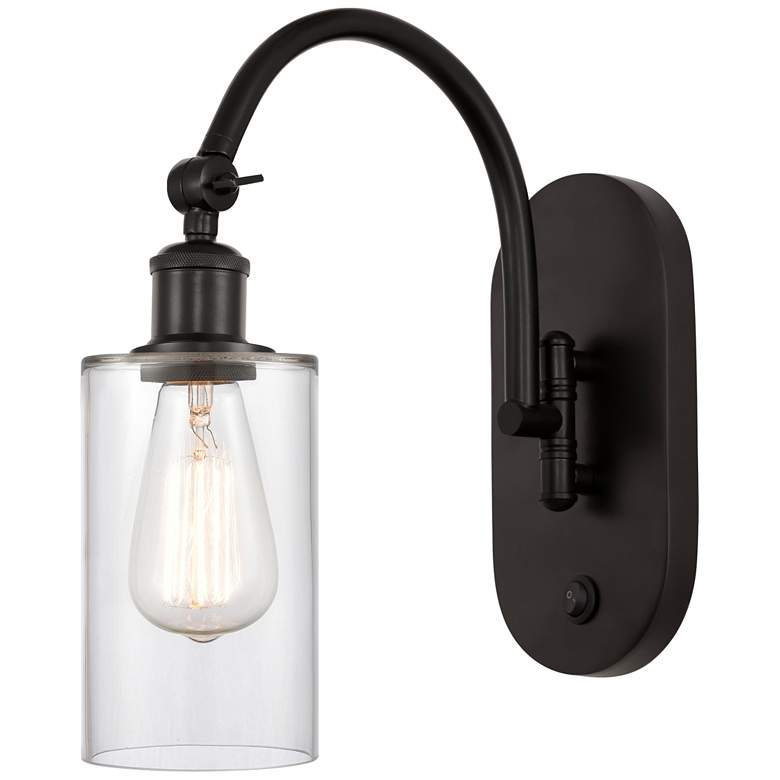Image 1 Ballston Clymer 5" LED Sconce - Bronze Finish - Clear Shade