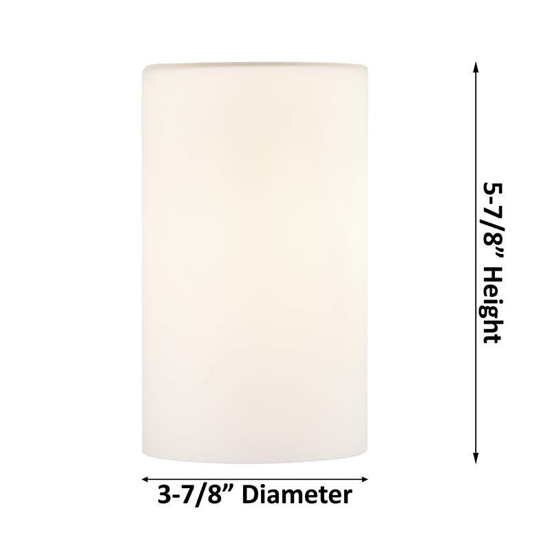 Image 4 Ballston Clymer 5" LED Sconce - Chrome Finish - Matte White Shade more views