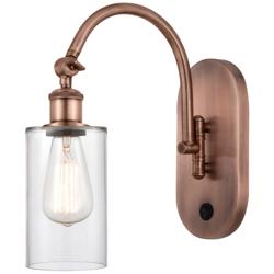 Ballston Clymer 5" LED Sconce - Copper Finish - Clear Shade
