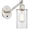 Ballston Clymer 5" LED Sconce - Nickel Finish - Clear Shade