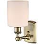 3_Ballston Cobbleskill 11" High Antique Brass Wall Sconce more views